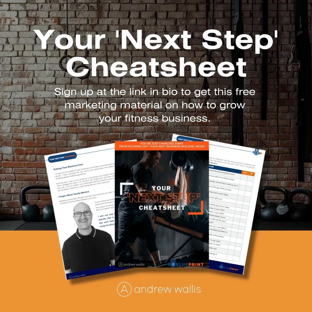Your Next Step Cheatsheet | Andrew Wallis Consultancy