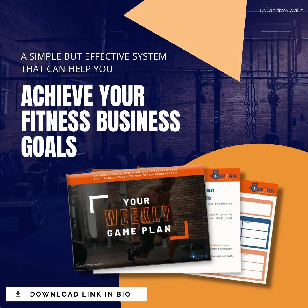 Your Weekly Success Game Plan | Andrew Wallis Consultancy